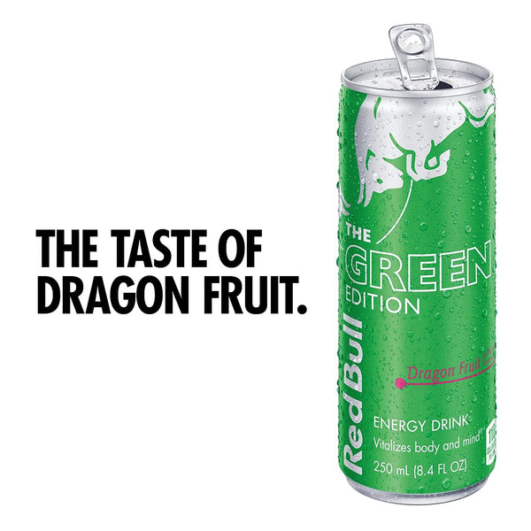 Red Bull Drink, Dragon Fruit, 8.4 Oz (4 Pack), 8.4 Fl Oz
