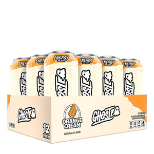 Ghost Energy Ready to Drink 16 Ounce Cans (Orange Cream, 12 Cans)